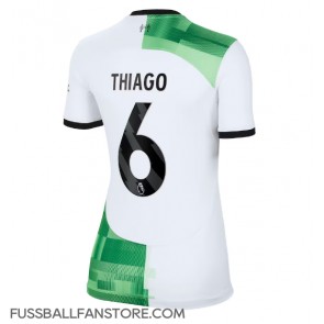 Liverpool Thiago Alcantara #6 Replik Auswärtstrikot Damen 2023-24 Kurzarm